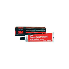 3M 08001 Super Weatherstrip and Gasket Adhesive, Yellow, 5 fl oz Tube