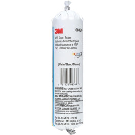 3M 08369 MSP Seam Sealer, White, Heavy Bodied, Moisture Curing, 310 mL Flexpack