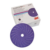 3M Cubitron II 31372 737U Abrasive Sanding Discs, 6 in Dia, 120+ Grit, Purple, Dry, Hookit Attachment, 50 Discs