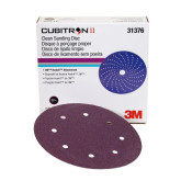 3M Cubitron II 31376 737U 8" Sanding Abrasive Discs, 80+ Grit, Purple, Dry, Hookit Attachment, 25 Discs
