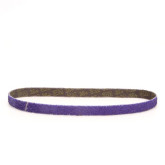 3M Cubitron II 33443 Sanding Belts, 1/2 in W x 18 in L, 36 Grit, Purple, 10 belts per carton