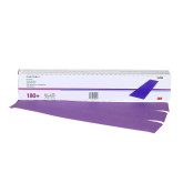 3M Cubitron II 34496 737U Series Dust Free File Sheet, 2 3/4" x 16 1/2", 180+ Grit, Purple, Dry, 25 Sheets