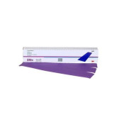 3M Cubitron II 34497 737U Series Dust Free File Sheets, 95 mm x 177 mm, 220+ Grit, Coarse Grade, Purple, Dry, 50 Sheets