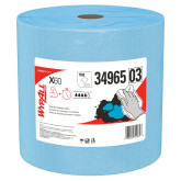 Wypall 34965 X60 All Purpose Cleaning Wipes, Blue, Jumbo Roll, 1100 Sheets