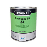Lesonal Basecoat SB 33 Red-Orange Transparent, 1 Liter, Item # 355069