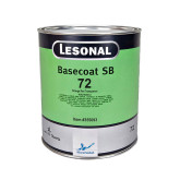 Lesonal Basecoat SB 72 Red-Orange Transparent, 1 Liter, Item # 355093