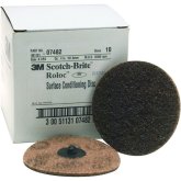 3M 07482 Scotch-Brite Roloc Surface Conditioning Disc, Coarse, 4 Inch, 10 D