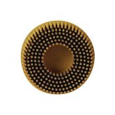 3M 07525 Scotch-Brite Roloc Bristle Disc RD-ZB, Yellow P80 Medium, 2 Inch x 5/8 Inch, 10 per Box