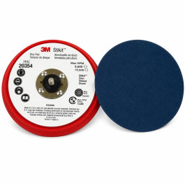 3M 20354 Stikit Low Profile Disc Pad, 6" X 3/8", PSA Back-Up Pad For 3M Sti