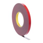 3M 06385 Nameplate Repair Tape, Gray Acrylic Foam Attachment Tape, 0.23" x 5 Yards