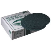 3M Green Corps 00524 255U Series Abrasive Sanding Discs, 8 in Dia, 40 Grit, Hook and Loop, Green, 25 Discs