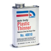 USC 40010.C01 Plastic Thinner Honey 16 fl oz, Polyester Filler Restorer for Automotive Body Repair