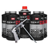 SEM 46650 Rock-It XC Truck Bed Liner and Protective Coating Kit, Black, 120 sq-ft per Gallon Coverage