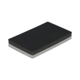 Norton 42355 3" Hand Pad, Duo Hand Pad Velcro Rigid/Soft (76 x 122mm)