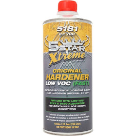 5 Star Xtreme 5181-4 Original Fast Urethane Hardener, 2.1 VOC, 1 Quart, for