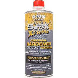 5 Star Xtreme 5182-16 Original Medium Hardener, 2.1 VOC, Half Pint, for 517