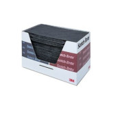 3M Scotch-Brite 64660 Durable Flex Hand Pads, MX-HP, SiC Ultra Fine, Gray, 4-1/2 in x 9 in, 25 Pads