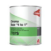 Axalta Cromax ChromaBase "4 to 1" 7707S Urethane Primer Filler Black, 1 Gallon