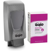 GOJO Soap Refill Antibacterial Lotion, 2000 mL for GOJO PRO TDX Push-Style Dispenser, Rich Pink (7220-04)