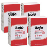GOJO 7290-04 PRO TDX Cherry Gel Pumice Hand Cleaner 2000 mL Refill, Pack of 4