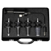 CTA Manufacturing 9376 HD Adjustable Radiator Pressure Tester Kit, Includes Four Tapered Adaptors, 0 to 35 PSI Pressure Range, Blow-Molded Case