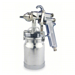Binks 98-2650 Model 2100 Conventional Siphon Spray Gun Outfit, 0.070 inch Fluid Tip, 1 Quart Drip Proof Cup