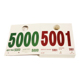 Slip-N-Grip 9933-55 Service Dispatch Numbers 5000-5999, Box of 1000