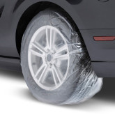 Slip-N-Grip FG-P9943-98 Plastic Tire Covers for Painting Cars, 50 Covers