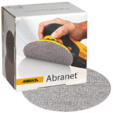 Mirka 9A-241-120 Abranet Sanding Discs, 6 Inch, 120 Grit, Hook and Loop, 50-Pack