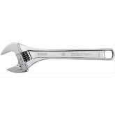 Wright Tool 9AC18 18" Adjustable Wrench, Maximum Capacity 2-1/8", Chrome