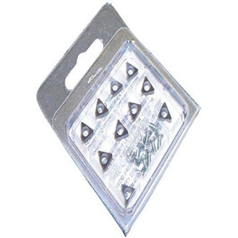 The Coats Company 6914-10 Carbide Insert, Negative Rake, 0.032 Inch Radius, 10 Pack
