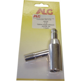 ALC 40138 Siphon Head with Abrasive Blasting Nozzle and Air Jet, Steel and Ceramic, Replacement Assembly