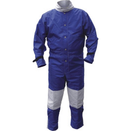 ALC 41424 Abrasive Blast Suit, Cotton and Nylon, Blue