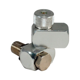AES Industries 1827 Swivel Air Regulator, 1/4" Male Threaded Inlet, 1/4" Female Threaded Outlet, 360 Degree Swivel in Two Places