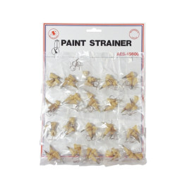 AES Industries 45600 Lock-On Paint Strainer Display, 20 Packs, 60 Piece, fo