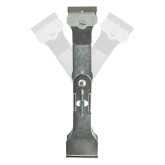 AES Industries 87500 Windshield Scraper, 8-", 3-Position Locking, Steel Blade