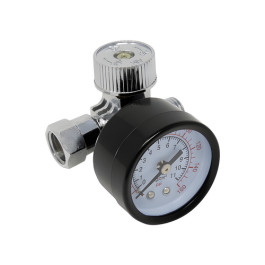 AES Industries 882 Quick Adjust Air Regulator with Gauge, 0-160 psi, 1/4" NPT Male Inlet x 1/4" NPT Female Outlet