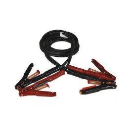 Associated Equipment 6158 Booster Cable, 12 ft, 5 AWG, 500 Amp Clamps, Side Terminal Adapters, Stop/Go Light