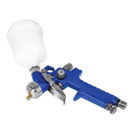 AES Industries 504-10 Mini HVLP Gravity Feed Spray Gun with Cup, 1 Millimet