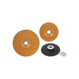 AES Industries 51806 Backing Plate Set, 5" Quick Change Pad, 5" and 7" Phen