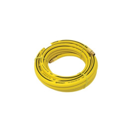 AES Industries 7367 Continental Rubber Air Hose, Yellow, 3/8" x 25 Foot, 1/