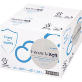 Papernet Heavenly Soft 410001 Toilet Paper, 2-Ply, 500 Sheets per Roll, 96 Rolls