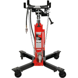 American Forge & Foundry 3052A Transmission Jack, Telescoping, 1,100 lb Capacity, Air Assist