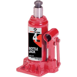 American Forge & Foundry 3504 Bottle Jack, Heavy Duty, 4 Ton Capacity, Manual Centered Pump & Ram