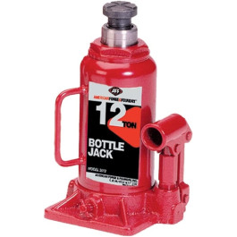 American Forge & Foundry 3512 Bottle Jack, Heavy Duty, 12 Ton Capacity, Manual Centered Pump & Ram