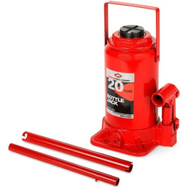 American Forge & Foundry 3520 Bottle Jack, Heavy Duty, 20 Ton Capacity, Manual Centered Pump & Ram