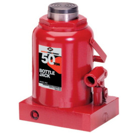 American Forge & Foundry 3550 50-Ton Hydraulic Bottle Jack with One-Piece Handle