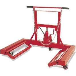 American Forge & Foundry 3577 Heavy Duty Wheel Dolly, 1500 lb. Capacity, Adjustable Lift Arms, Fits 12" to 24" Tire Diameters