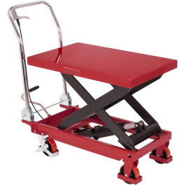 American Forge & Foundry 3904 Heavy-Duty Hydraulic Table Cart, 1,100 lb Capacity, Foot Pedal Operated