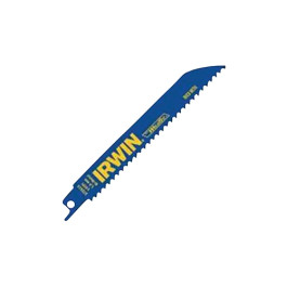 IRWIN 372618, WeldTec Bi-Metal Metal Cutting Reciprocating Saw Blade, 6", 1